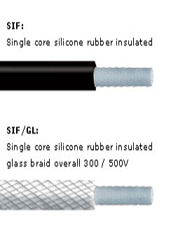 Single Core Silicone Rubber Flexibles (SIAF- SIF/GL)